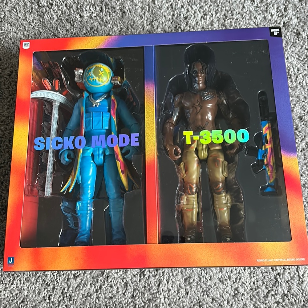 Travis Scott Fortnite action figures